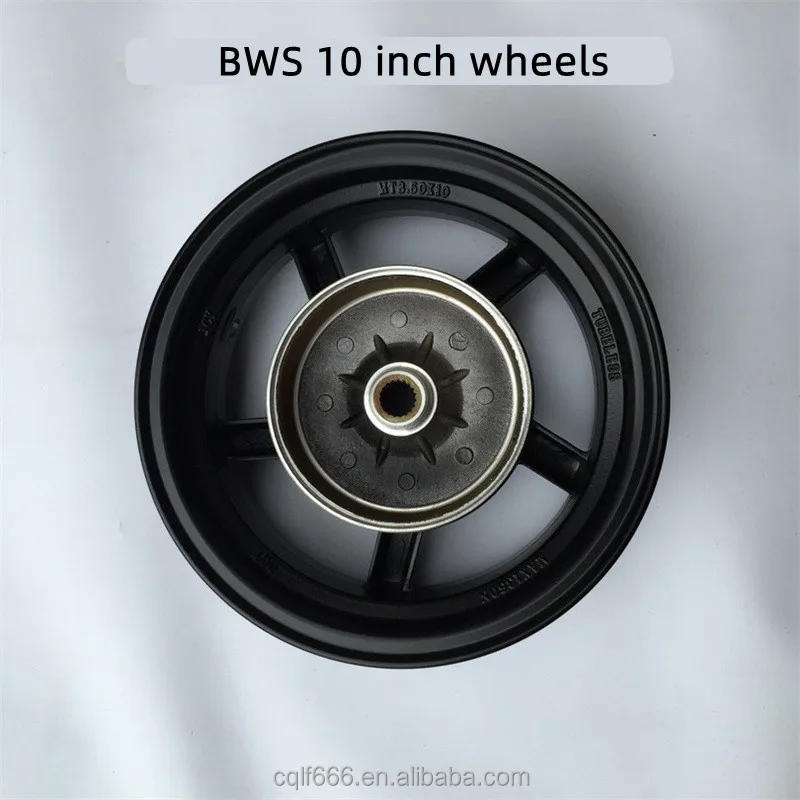 Skateboard GY6150 rear mechanical brake 10 inch steel underlay aluminum alloy drum brake hub 130-90-10 tires