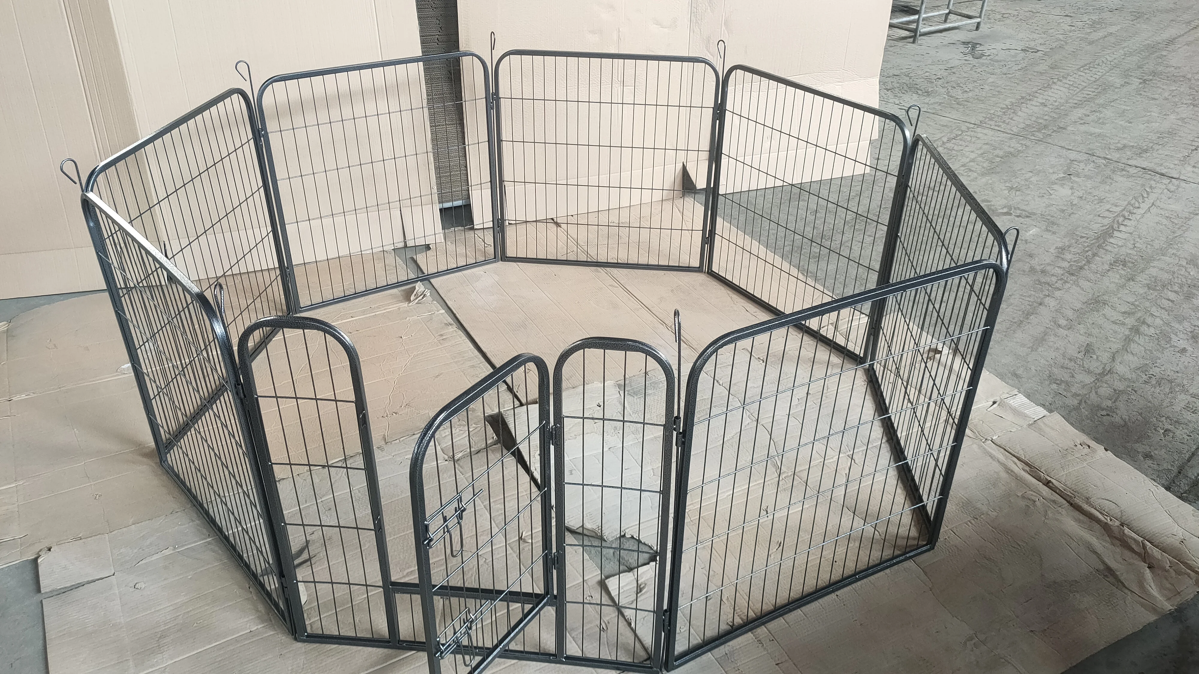 Heavy Duty Metal Dog Playpen Pet Pen Rabbit Fence for Puppy Cat Duck