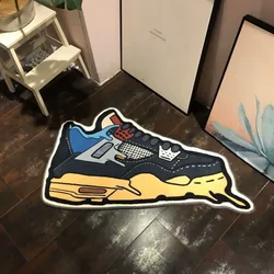 Sneaker Shape Doormat Sneaker Carpet Welcome Entrance Door Modern Rugs Bathroom Printed Carpet Hallway Bath Mat