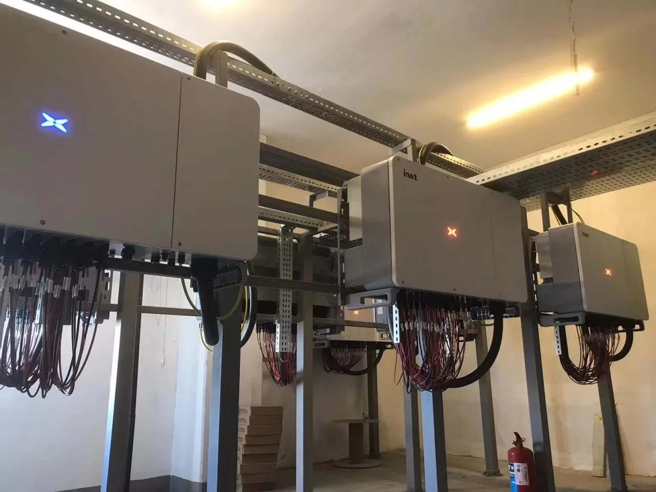 INVT pure sine wave 100KW 110kw 136kw 3 Phase On grid PV Inverter with MPPT controller solar inverter