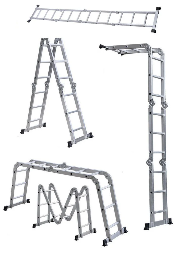  Soyoung 4*3 en 131 multi purpose ladder aluminum foldable multifunction with the capacity of
