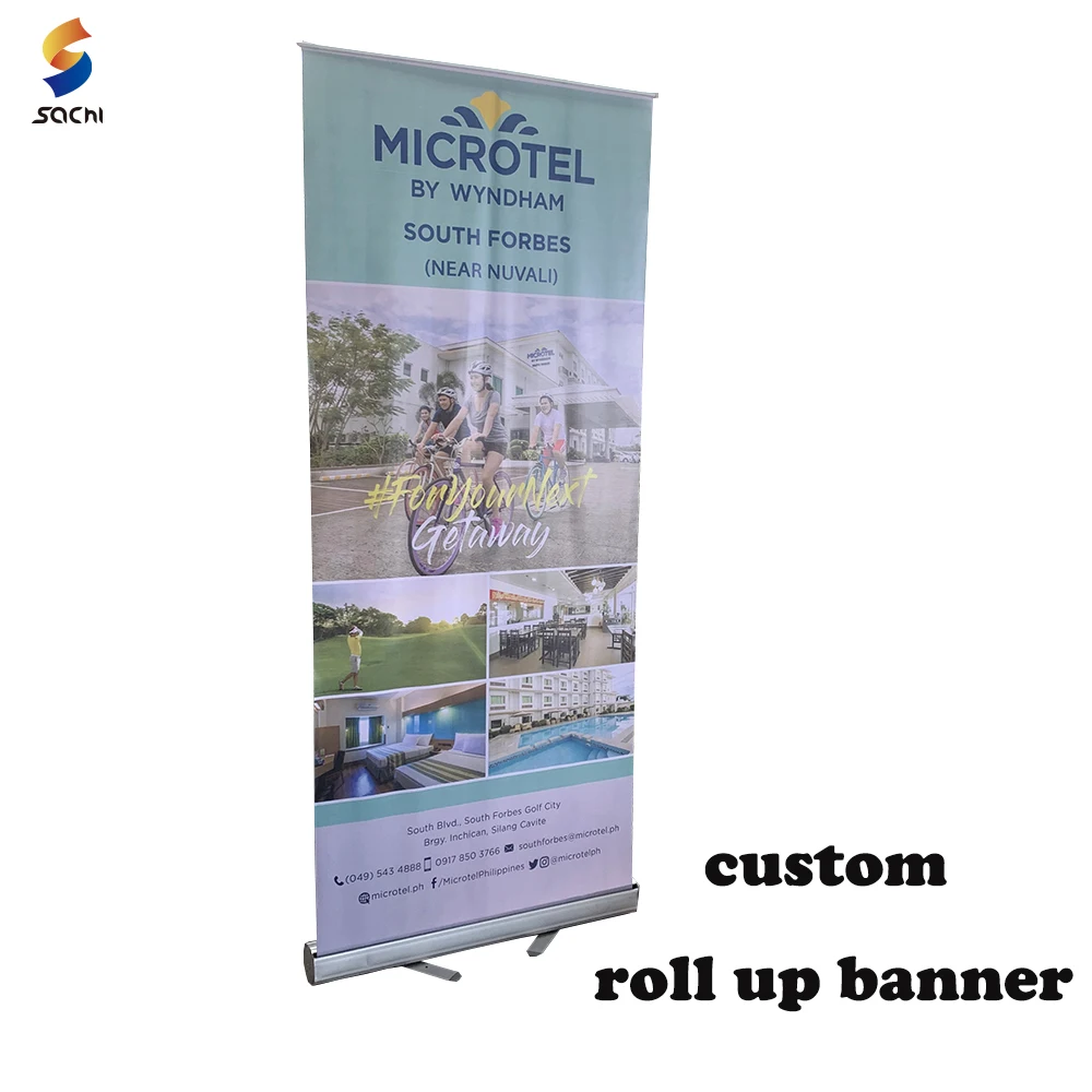 
Factory wholesale custom retractable pull up banner stand roll up banner stand 