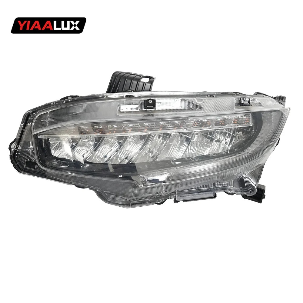Modified Full LED Headlights Head Light 4 Doors Sedan 10th 2016-UP Sequential Car Front Lamp For Honda Civic