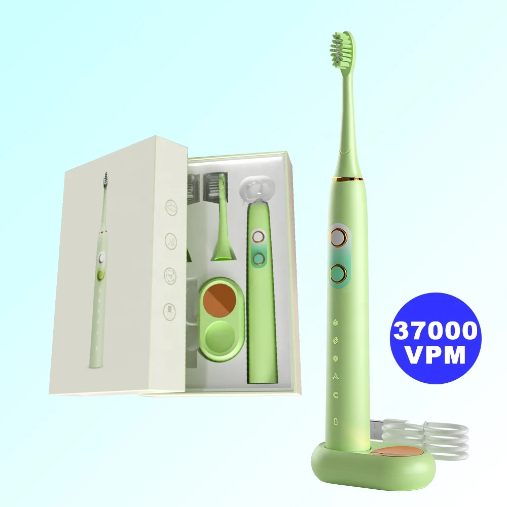 popular in korea Wireless USB Rechargeable Easy Carry IPX7 Waterproof Travel Electric Toothbrush Sonic Toothbrush