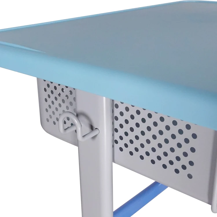 Design Plated Portable Lounge Furniture School Metal Plastic Desk And Chair