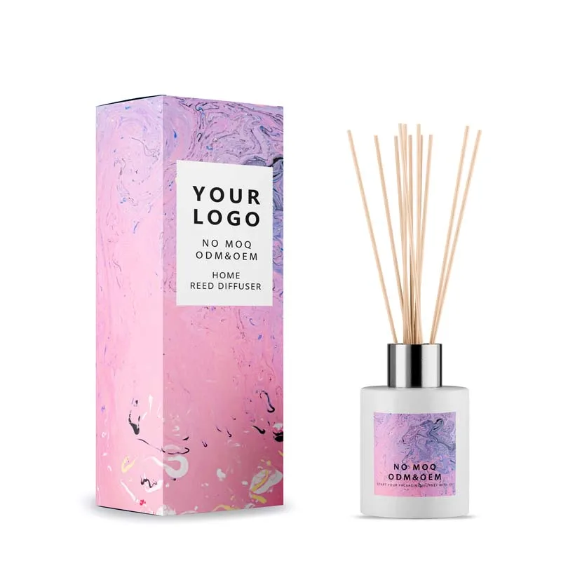 Custom Reed Diffuser Packaging Boxes Luxury Paperboard Packaging Boxes For Reed Diffuser