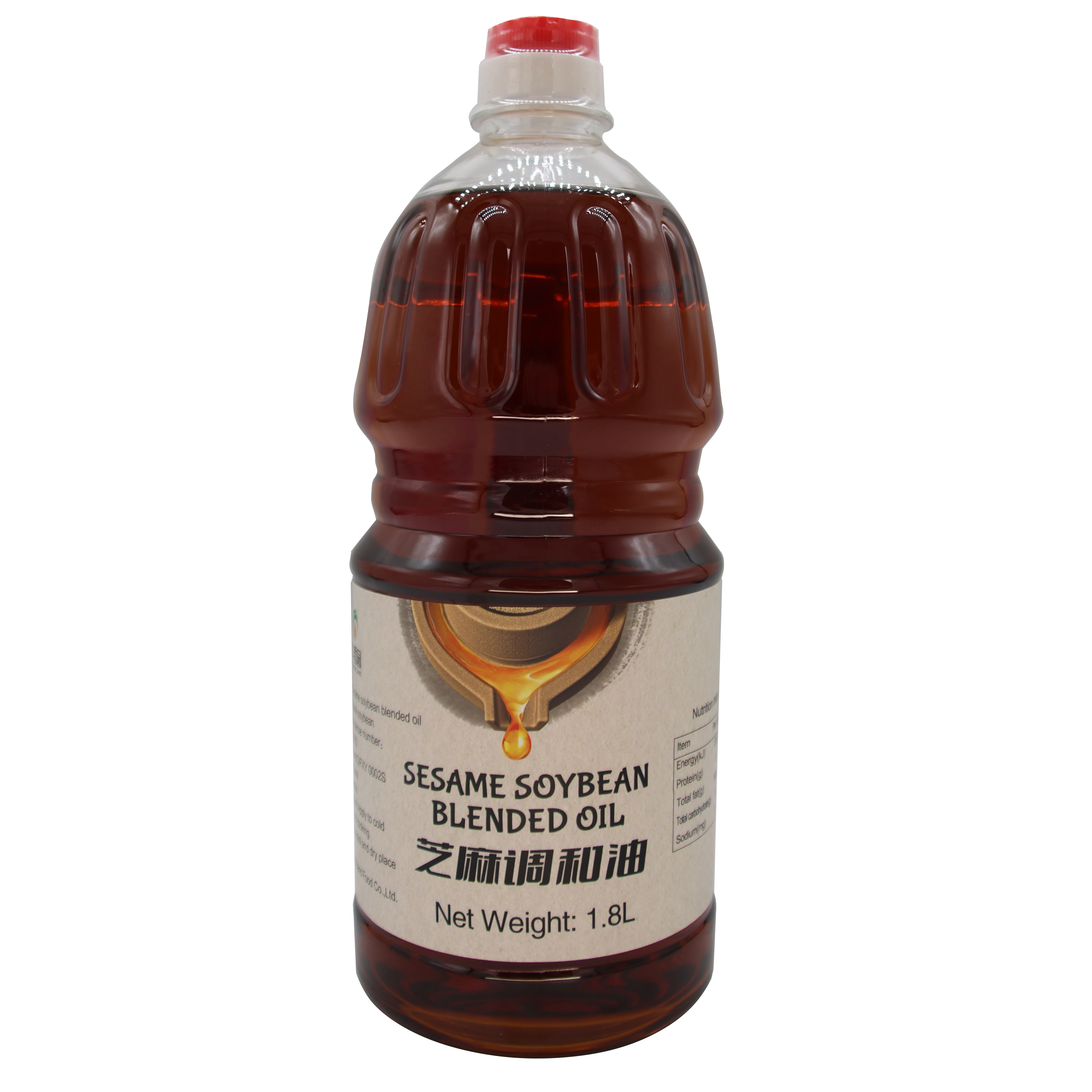 1.8L 100% blended bulk Sesame Oil   Free sample natural cooking Sesame edible  oil Cooking oil