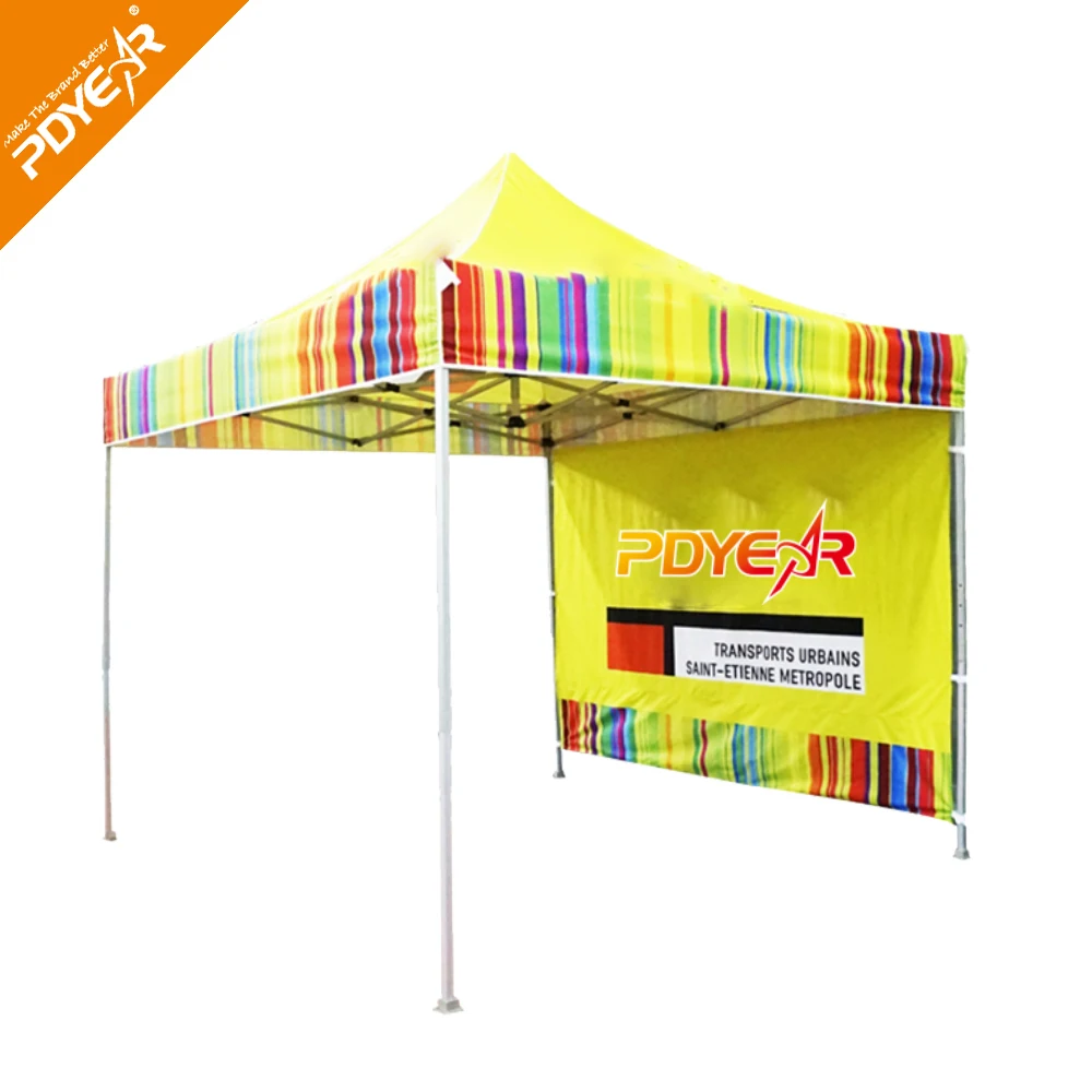 Factory sale 3X3m custom logo Aluminium tent frame brand logo trade show tent