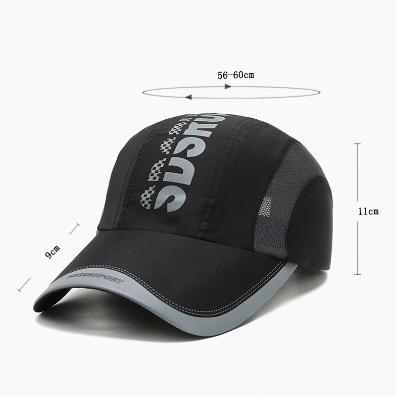 Nylon Waterproof Light Weight Running Hat Sport Cap Hat
