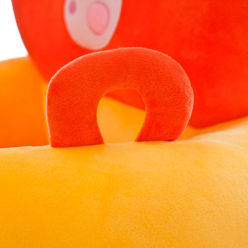 Учебное кресло для малышей от производителя, обучающее сидение для младенцев, короткое плюшевое кресло с высокой спинкой, моющееся