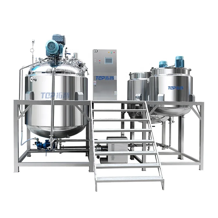 Dyeing Pastes High Shearing Homogenizer Vacuum Emulsifying Mixing Machine