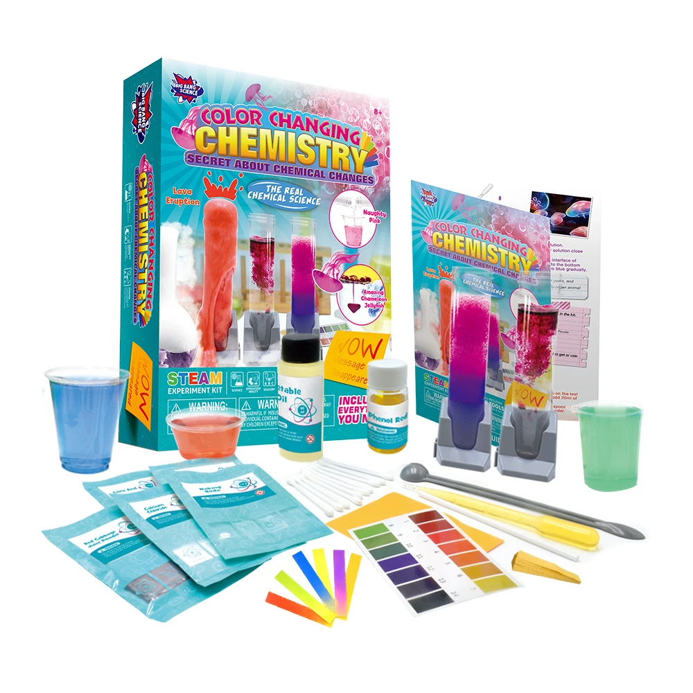 hot-selling Magic Chemistry Set more than 10 Amazing Easy Tricks with Science Great STEM Learning Science Kit for Boys and Girl