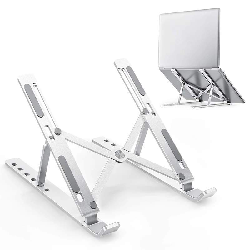 Hot Product Adjustable Notebook Aluminum Laptop Holder Monitor Stand Portable Foldable Laptop Cooling Stand