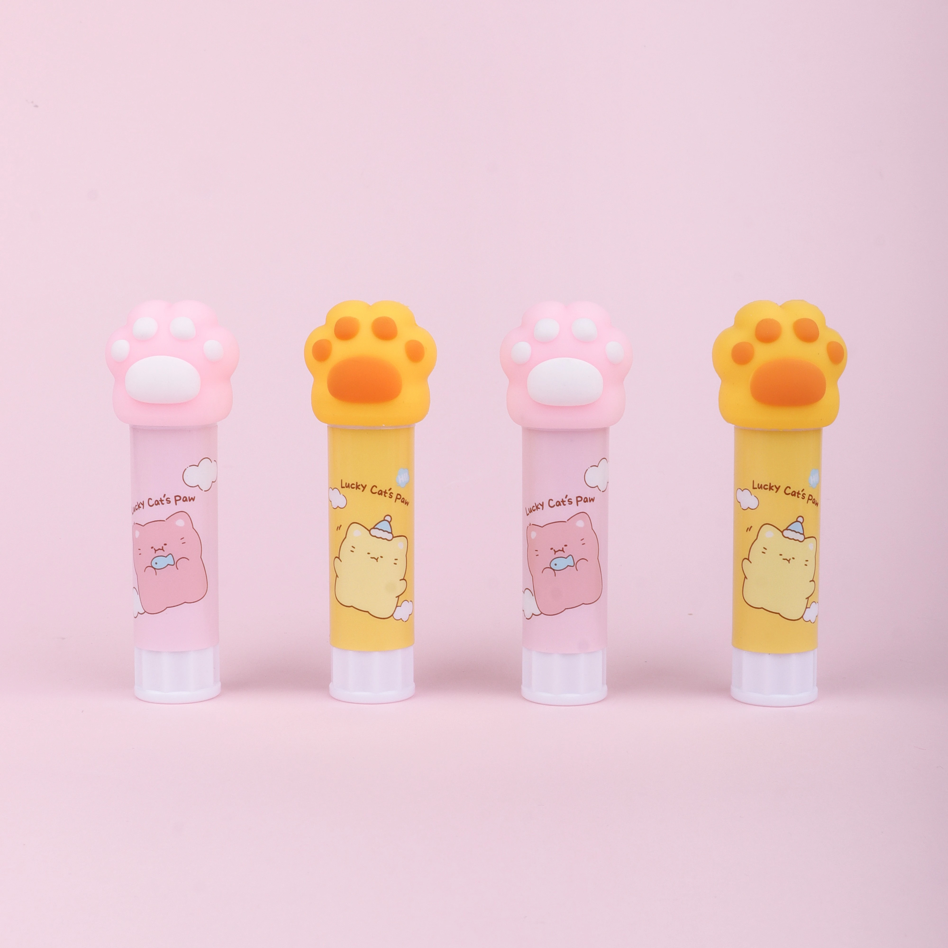 Нетоксичная симпатичная 3D кошачья лапа, сверхпрочная клейкая карандаш для студентов и офиса