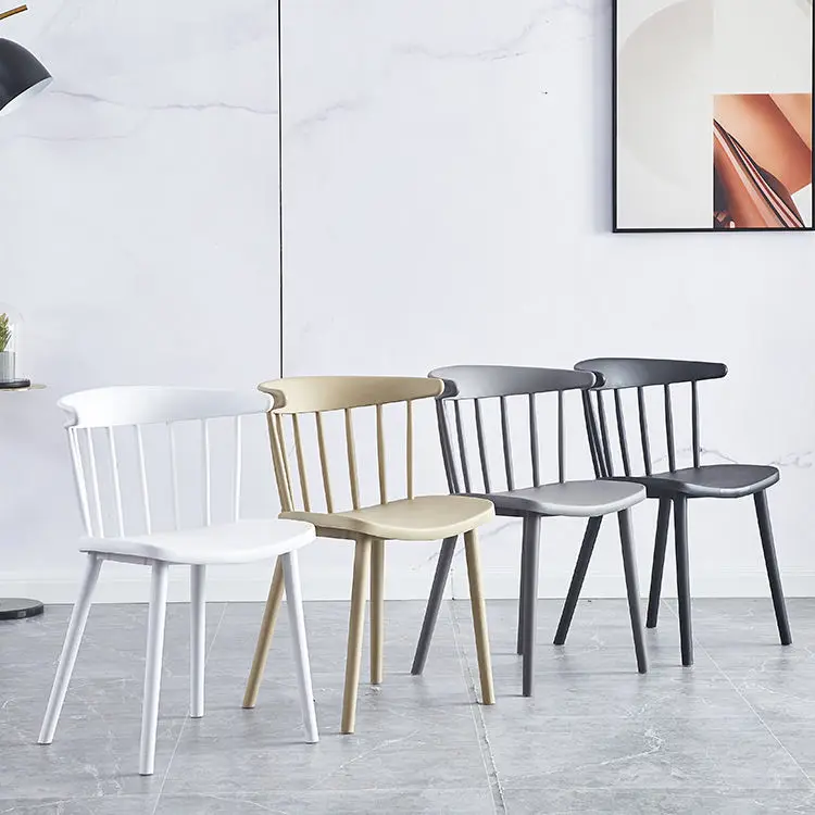 Factory Direct Supply Custom Outdoor Multi-Purpose Chair Colorful Plastic Dining Room Chairs