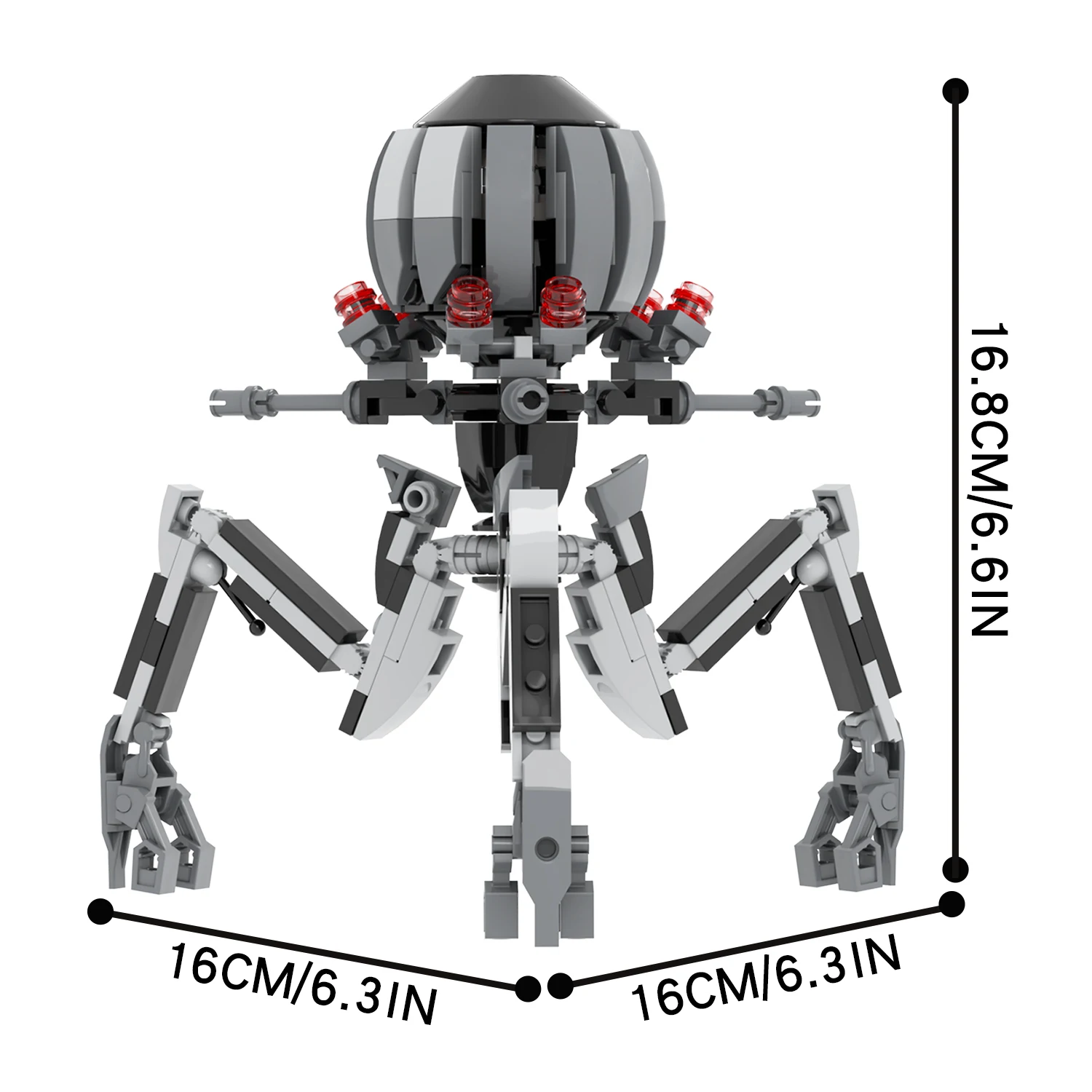 Конструктор MOC2096 Octuptarra Droid 238 деталей научная фантастика межзвездная война кино космические войны сборные развивающие строительные блоки детские игрушки