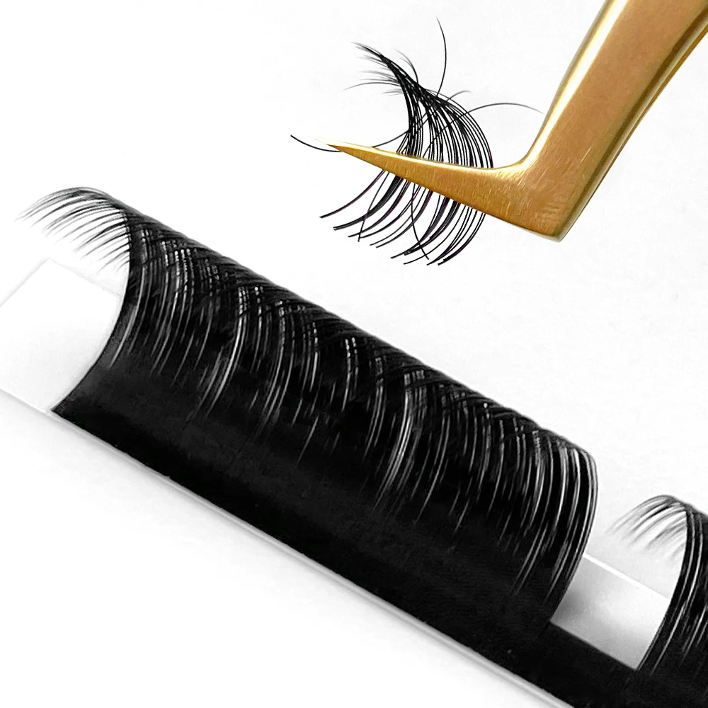Wholesale Cashmere 0.02 0.03 0.05 0.07 Individual Lash Extension Trays Private Label Volume Faux Mink Eyelash Extension Supplies
