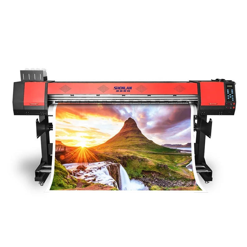 Большой широкоформатный 1 8 м 9 2 5 3 dx5 cabezal xp600 печатающий Эко-растворитель плоттер de corte график самый доступный