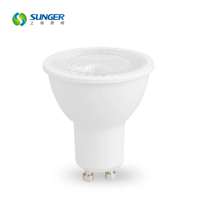 GU10 White Modern Plastic Factory Price High Quality Focus Cob Durable Anti-glare 3W LED Spot Light for Indoor