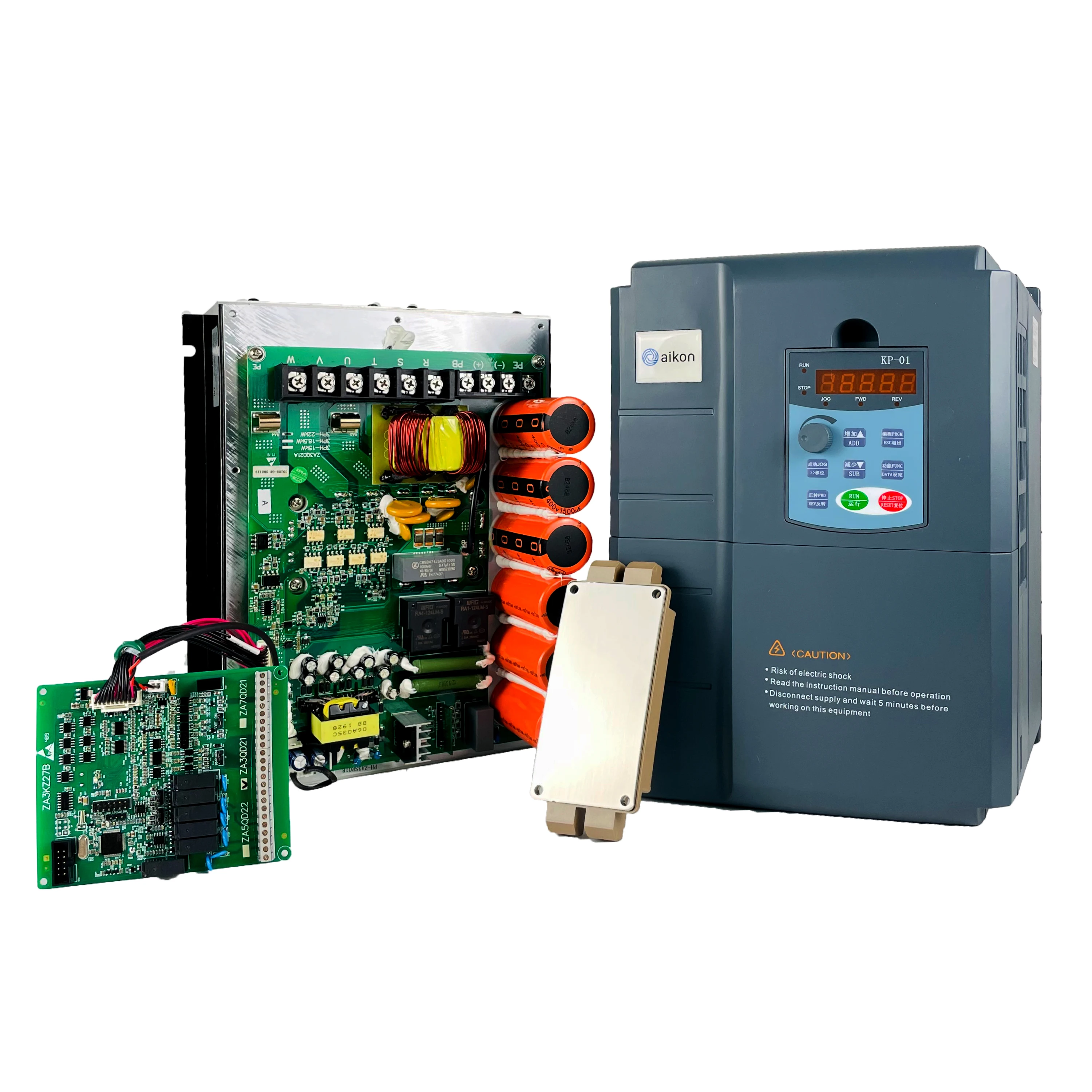 220 В однофазный вход 5.5kw 7.5HP мини VFD частотно-регулируемый привод для контроля скорости