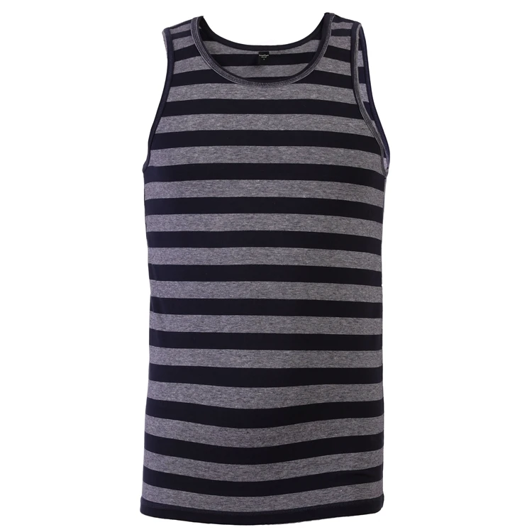 
Stripe pattern eco friendly ogranic cotton children tank tops for kids,kids boy tank top china 