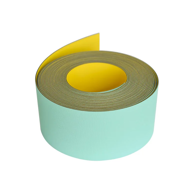 Open end 2.0mm light cyan-yellow high speed nylon sandwich transmission flat belt