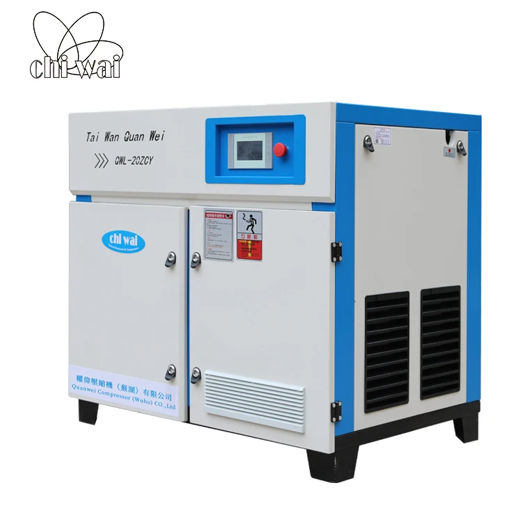 18.5kw 25hp 3.0m3/min Double Screw Type Compressor Noiseless Energy Saving Air Compressor