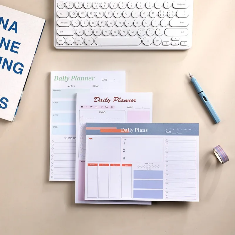 Fridge Sticky Notes Custom Design Magnetic Notepad weekly planner Fridge Magnet note pad