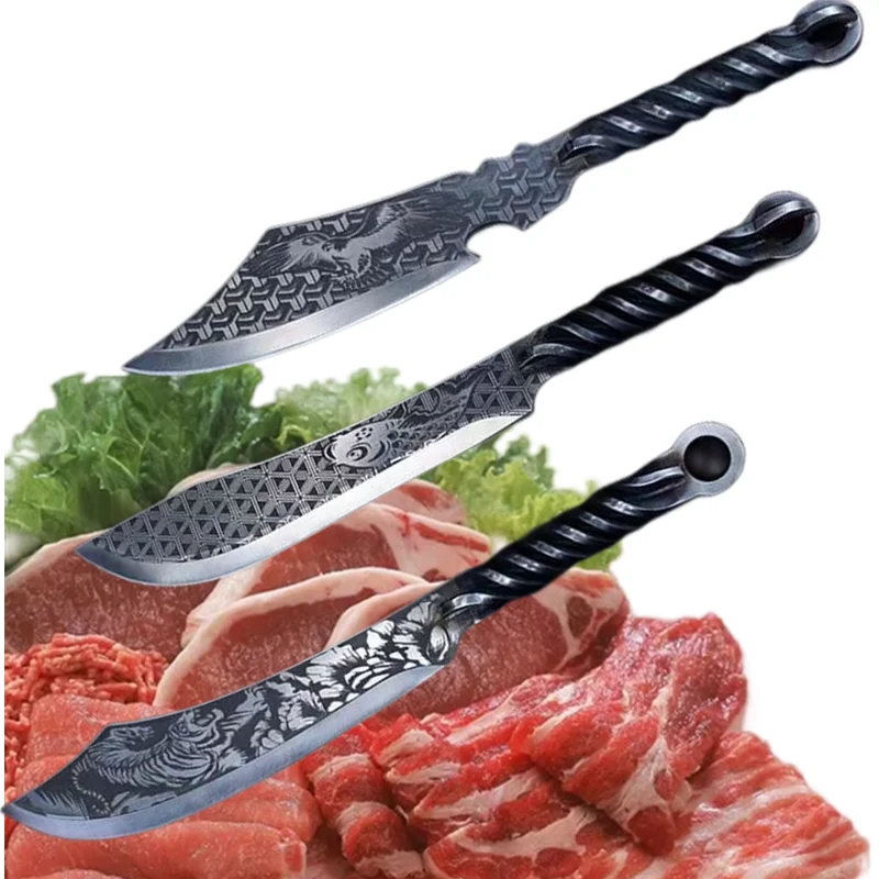Customized Kitchen Bone and Meat Cutting Knife in Chinese Factories Personalized Design Integrated Forged Chef Knife
