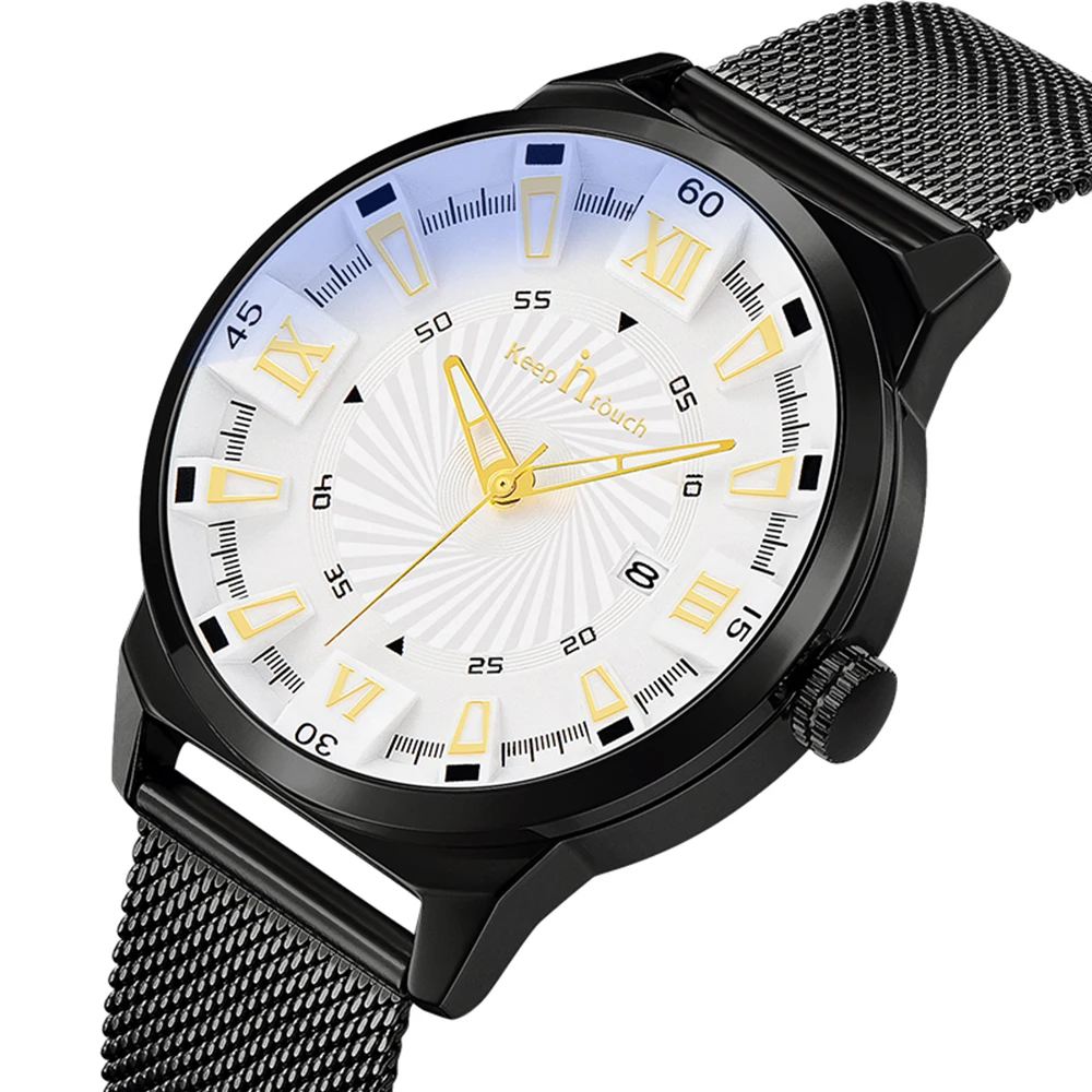 Wholesale Luxury Quartz Watches Daily Waterproof  Fashion Wrist Watches for Men