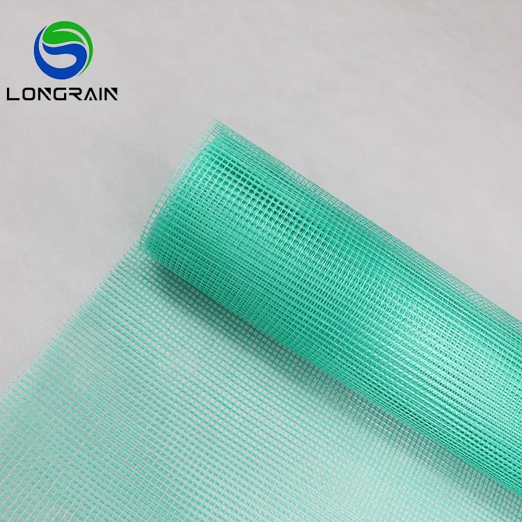 5*5 mm,50GSM,green,Fiberglass mesh for Exterior wall reinforcement,building material,glass fiber mesh