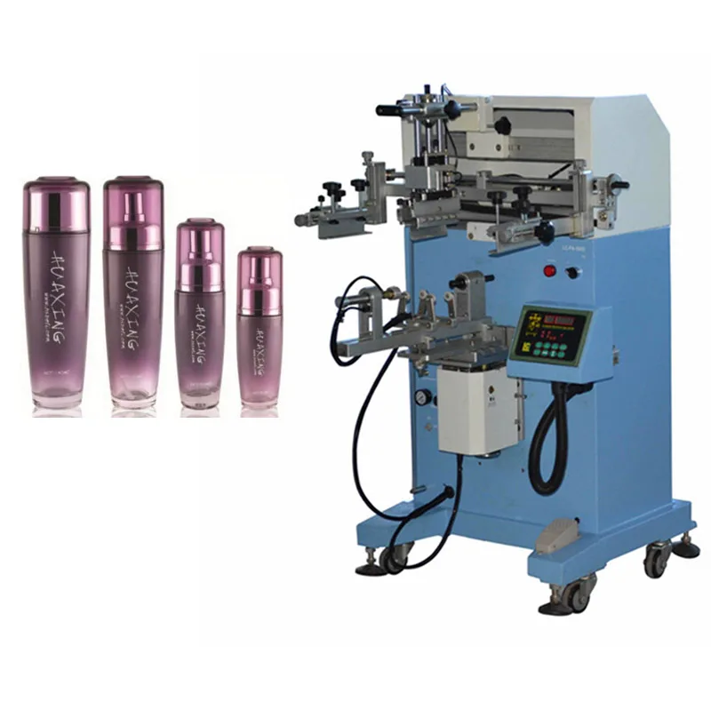 New Semi Automatic Silk Screen Printing Machine For Plastic Glass Cosmetics Bottles Paper Cup