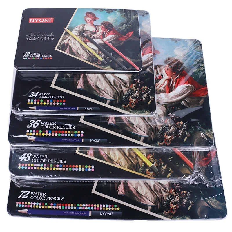 
NYONI water color brush pencil pencils 12 24 36 48 72 100 