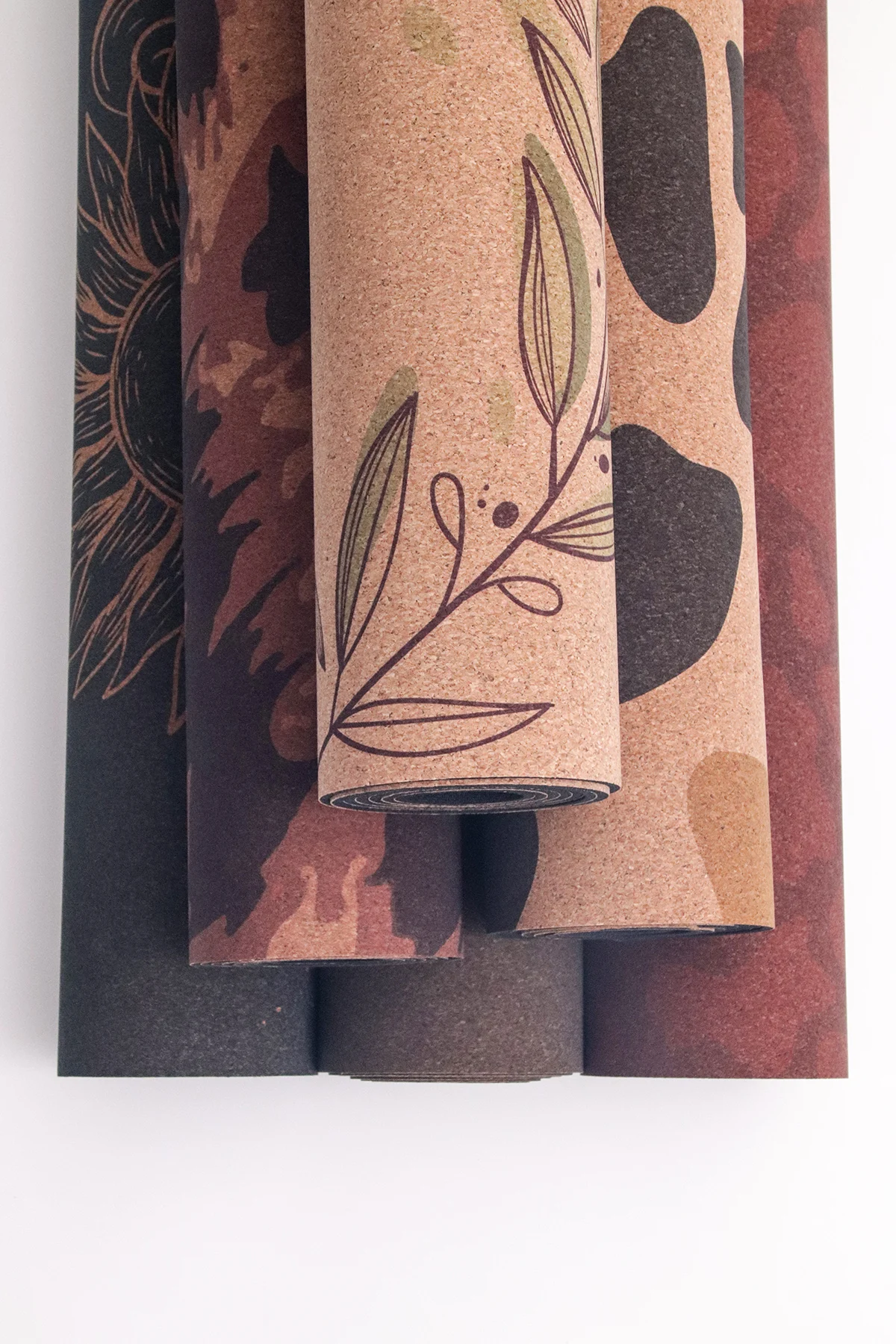 Various materials customized Eco Friendly wooden Yoga Mat fitness exercise yogamat cork yoga sports mat