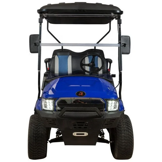 DC motor big 4 wheel golf carts with 30 degree climbing ability