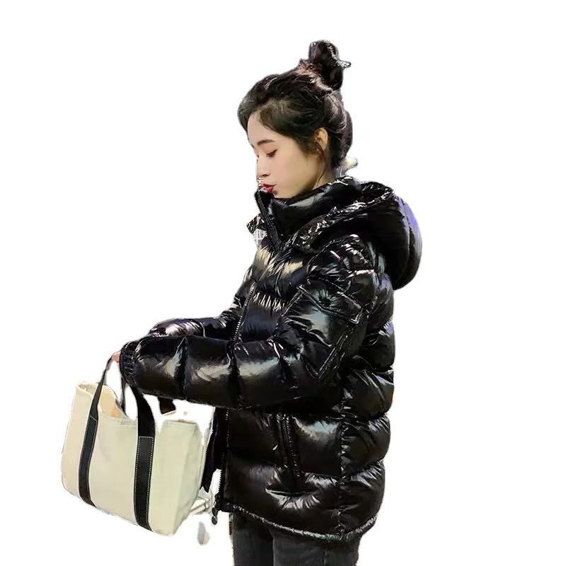 
waterproof downproof nylon polyamide taffeta bright pu coated fabric for shiny down jacket 