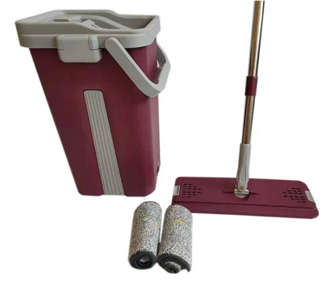 Factory Wholesale Household Free Hand Scrape Floor Swob Washing Bathroom Cleaner Tool  Cleaning Floor Flat Mop