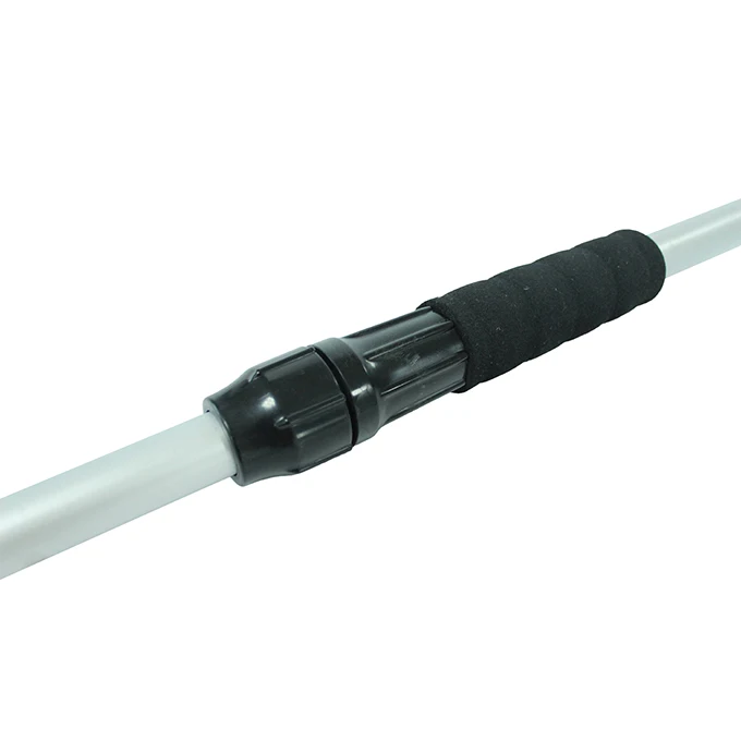 Two Sections Adjustable Extendable Telescopic Aluminum Pole For Cleaning Products