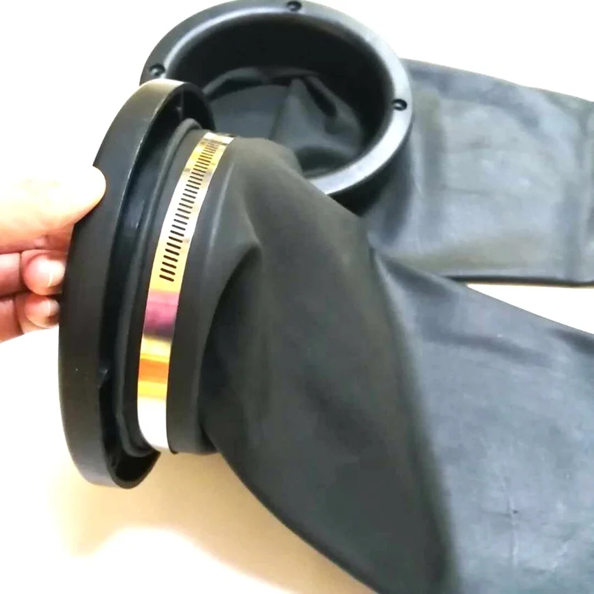 JL 80X20CM sandblaster gloves with glove holder