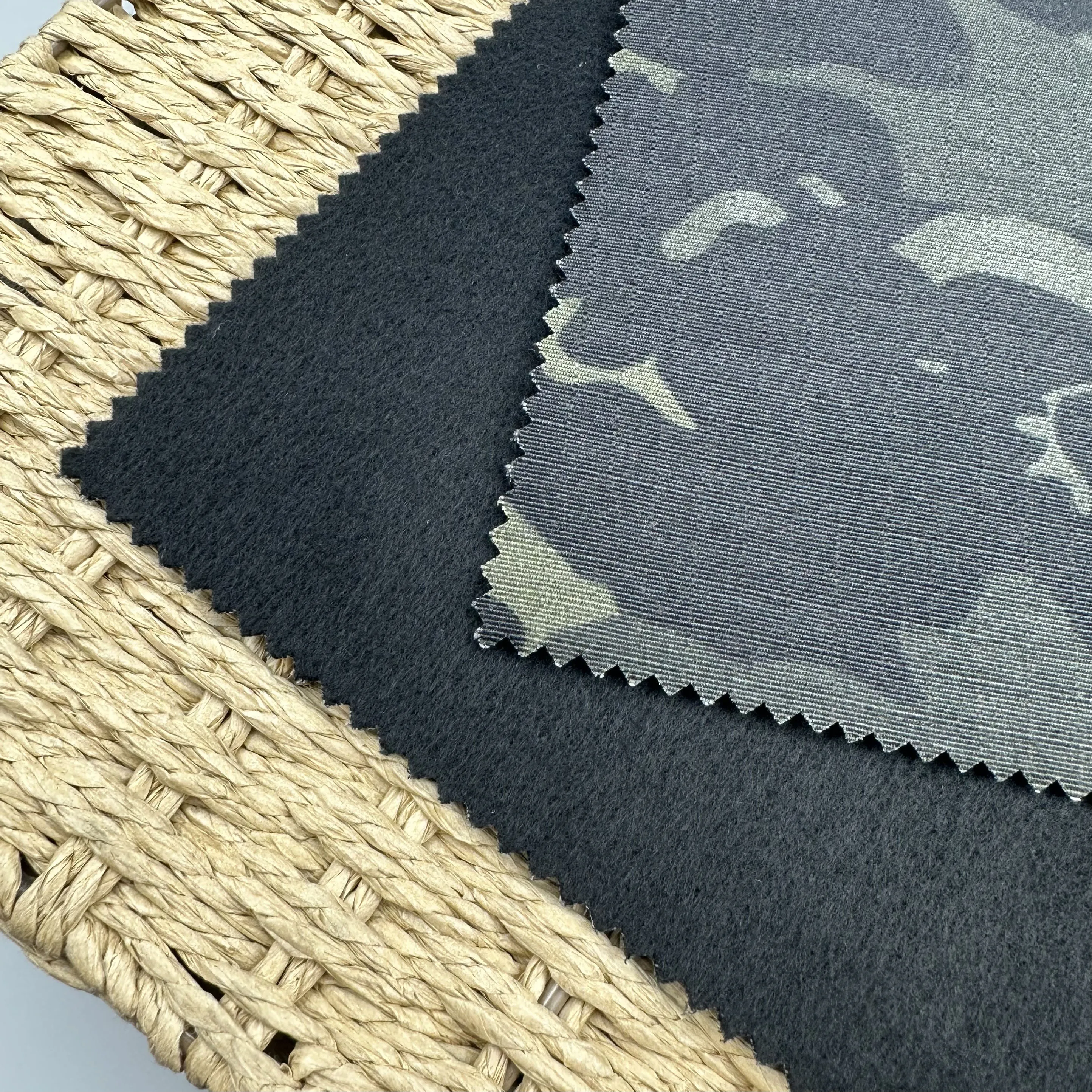 New 80%polyester 20%cotton rip-stop brush bonded printed greta wear camouflage work wear compound fabric for uniform