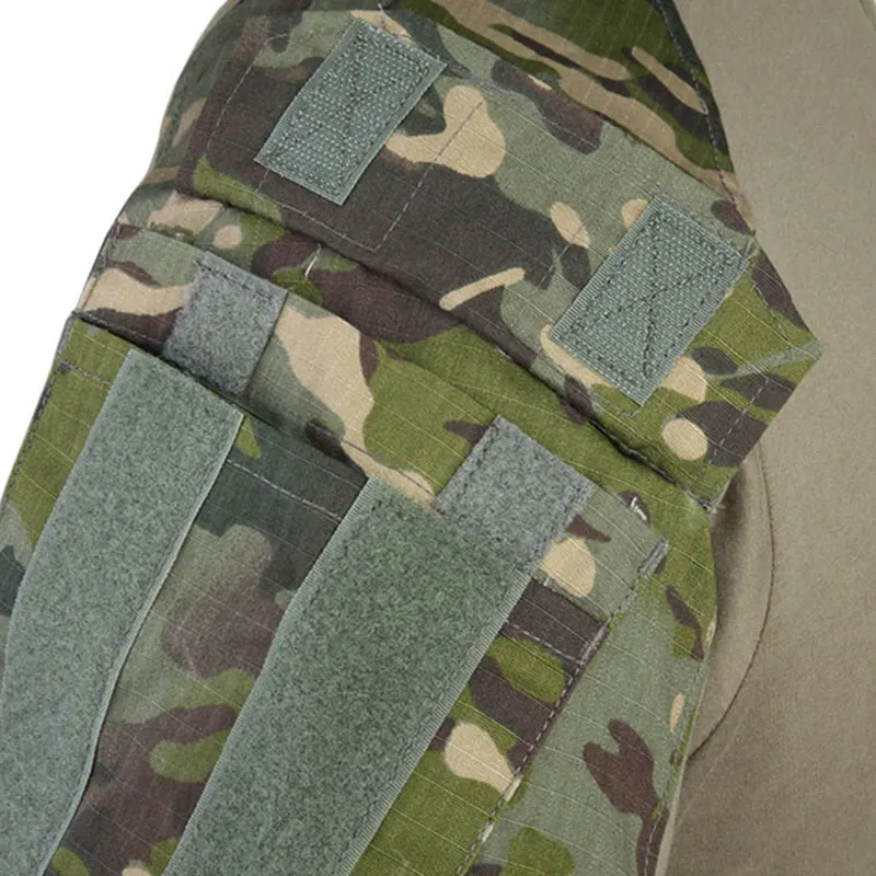  Зеленая Военная Рубашка Emersongear Multicam военная Униформа Rip-Stop тактическая армейская рубашка военные тактические