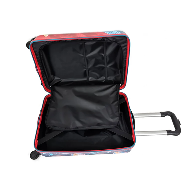 New Custom Made Design Practical ABS Children Travel Luggage Bag Trolley 18 Inch Cartoon Character Kid Suitcase Luggage