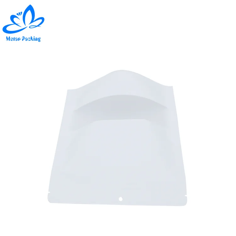 Biodegradable Custom Printed Ziplock Kraft Paper Stand up Pouch With Window Food Packaging Mylar