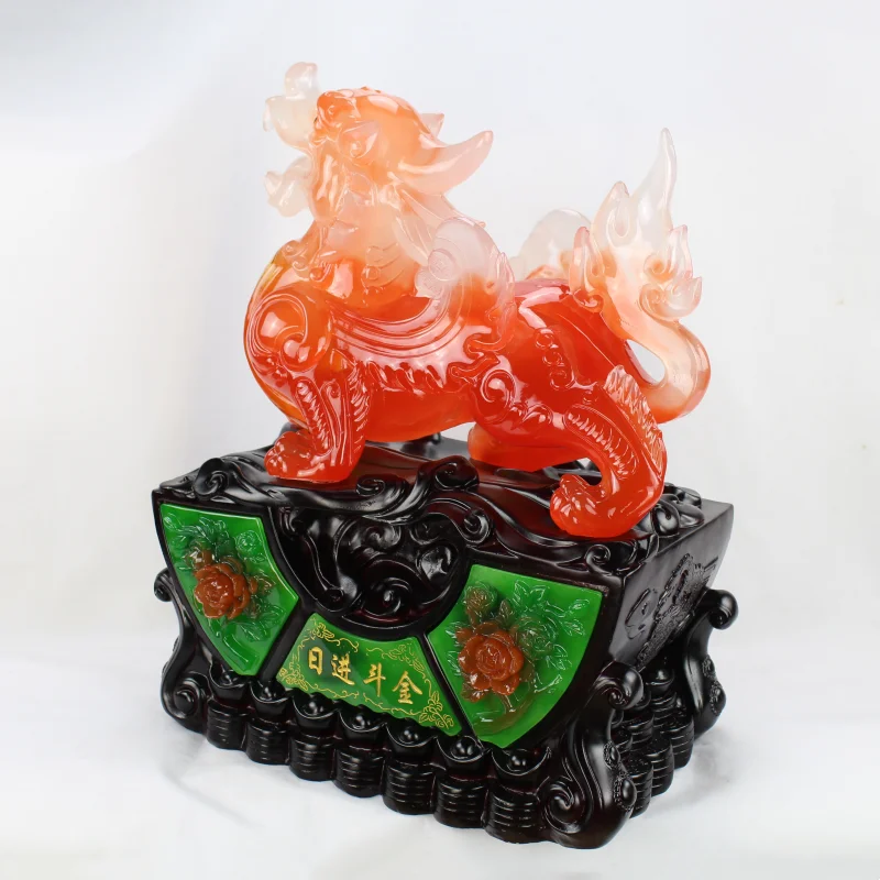 Статуя Pixiu Piyao скульптура животных художественная статуя домашняя Fengshui подвеска