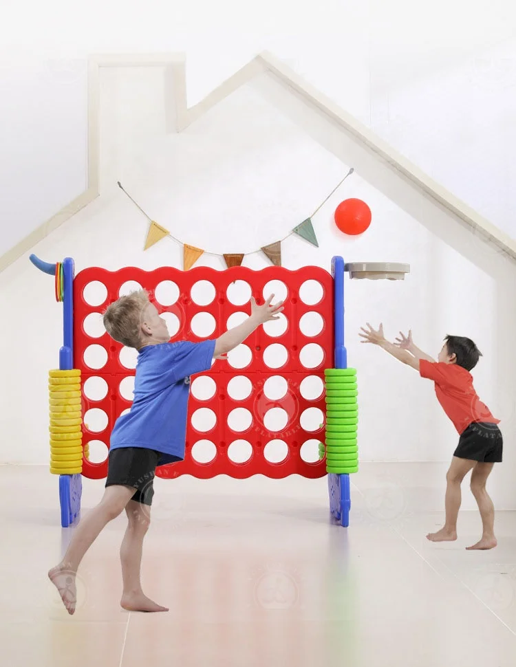 Giant 4 In A Row Jumbo 4-to-Score Giant Game Indoor Outdoor Family Connect Board Game for Kids