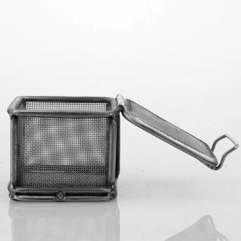 High temperature setrilization 304 stainless steel wire mesh sterilization baskets with lid size can be customized