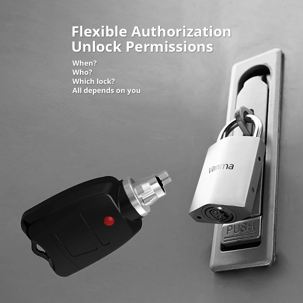 Access Control System of Electronic Master Key and Electronic Padlock