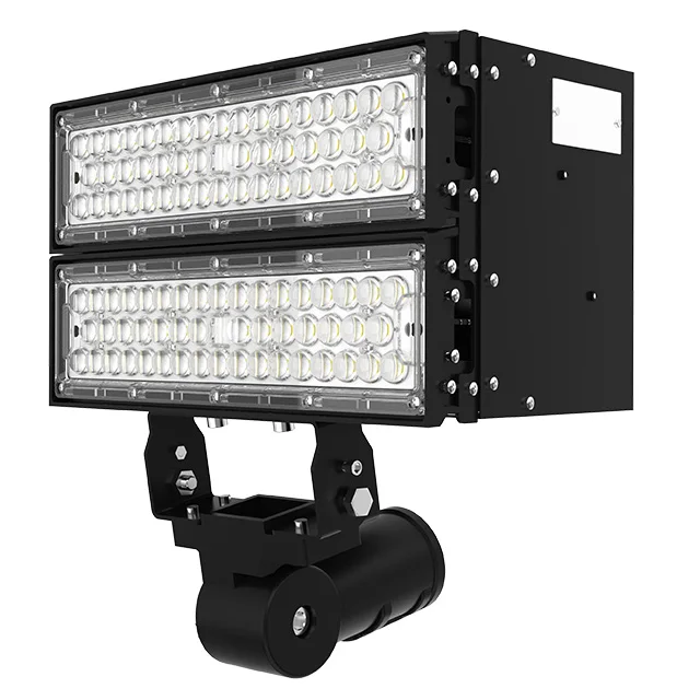 Various mount IP65 IK08 Aluminum PC lens anti-glare shade 100W 150W 200W 300W 400W Led flood light  for sport stadium lighting