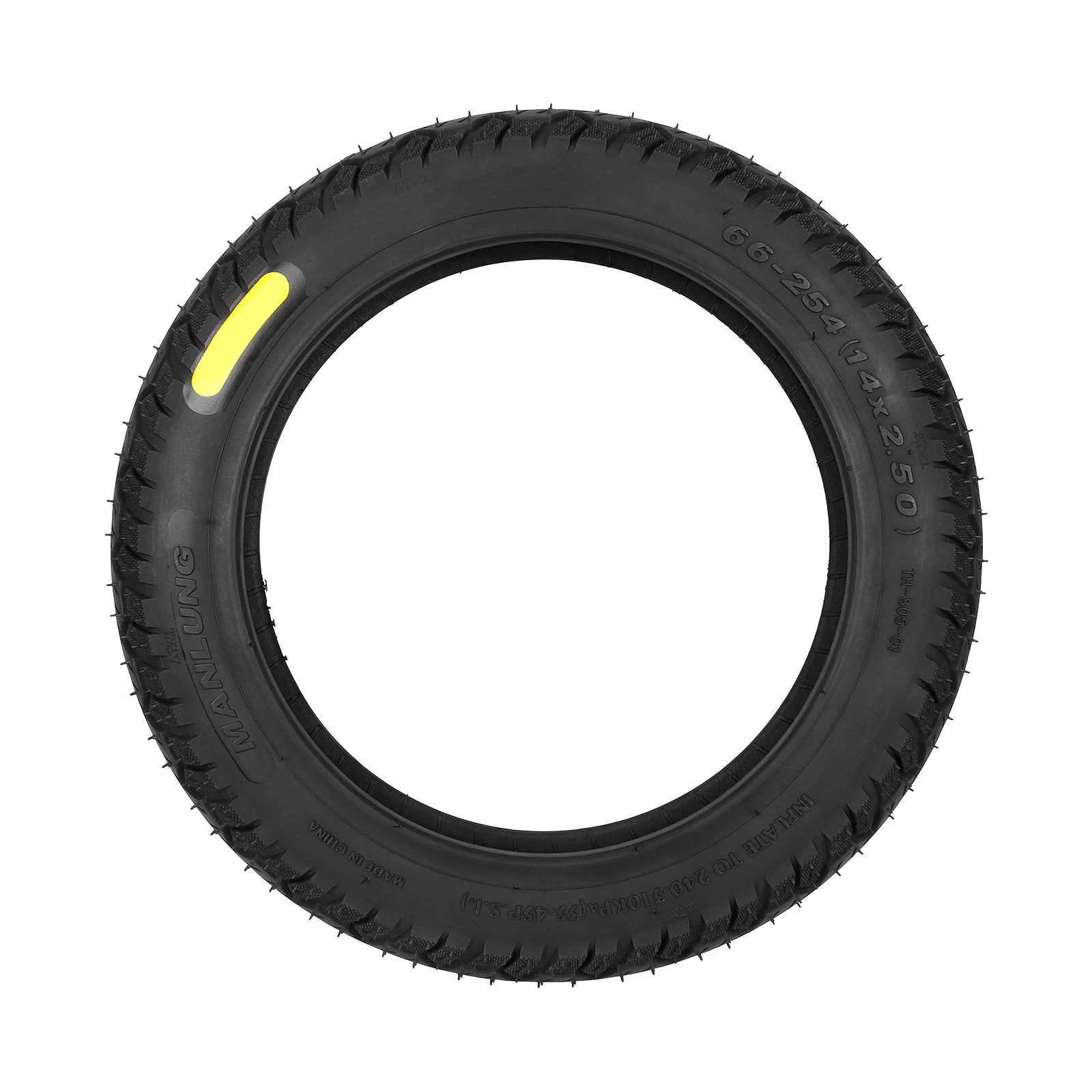 14x2.50 Tubeless Tire High Rubber Content 14 Inch Tire 14*2.50 Electric Bicycle Scooter Tires other wheels accessories