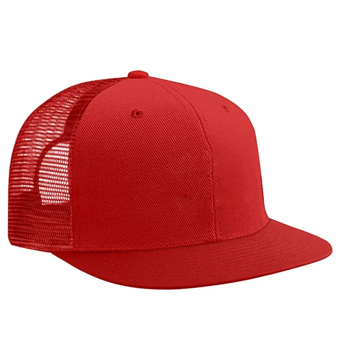 
Camouflage Foam Front 5 Panel Rear Mesh Fabric Truck Driver Cap 